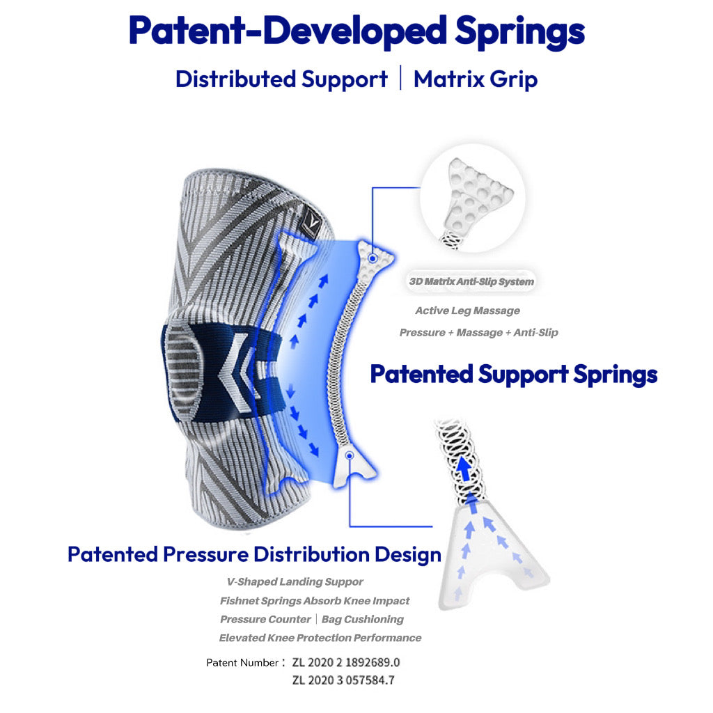 Veidoorn Professional Athletic Knee Support|Knee Pads