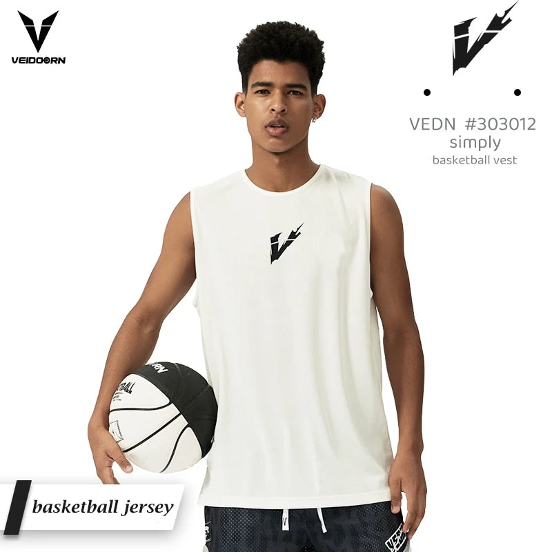 Veidoorn 'V Logo' Breathable Basketball Jersey