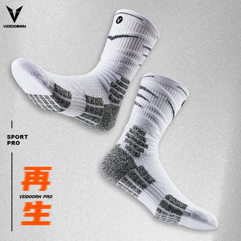 Veidoorn Reborn Professional Basketball Socks With Extra Protection