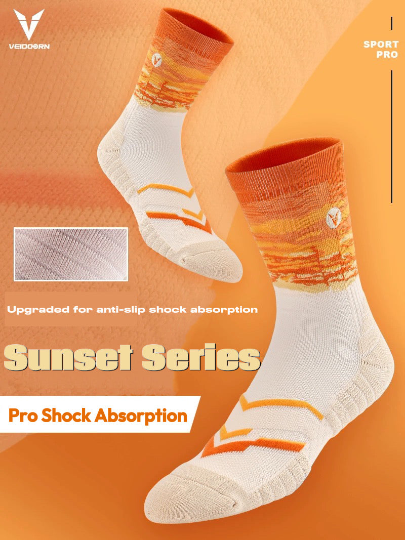 Veidoorn 'Sunset' Basketball Sports Socks