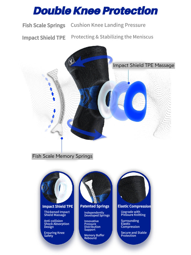 Veidoorn Professional Athletic Knee Support｜Knee Pads