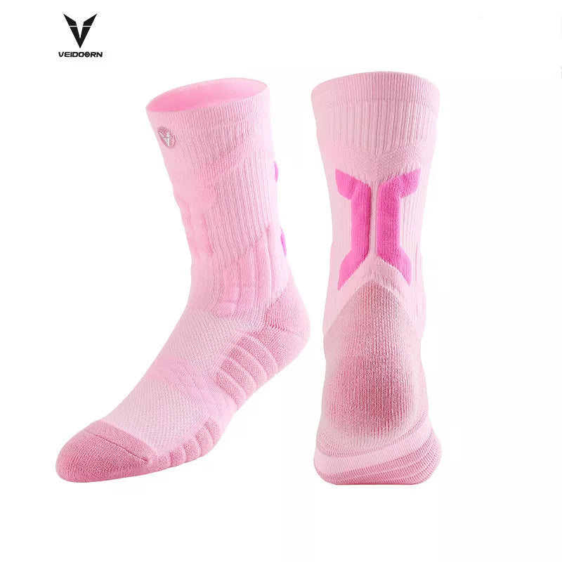 Veidoorn Starry Knit Professional Basketball Socks