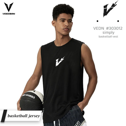 Veidoorn 'V Logo' Breathable Basketball Jersey