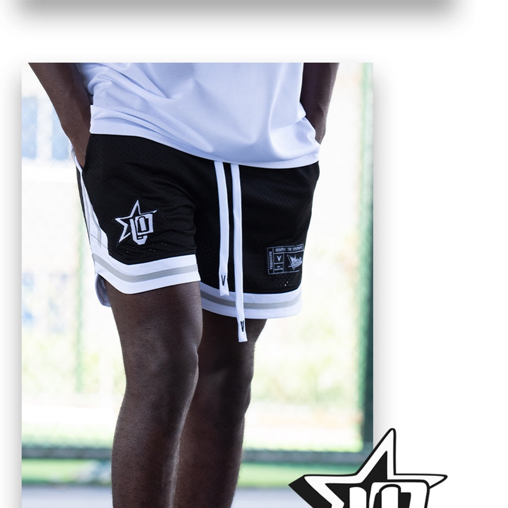 Veidoorn Sports Shorts Men Gym Basketball Running Quick Dry Fitness Shorts with Breathable Material